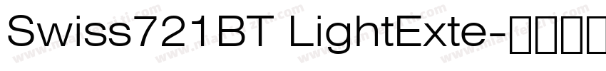 Swiss721BT LightExte字体转换